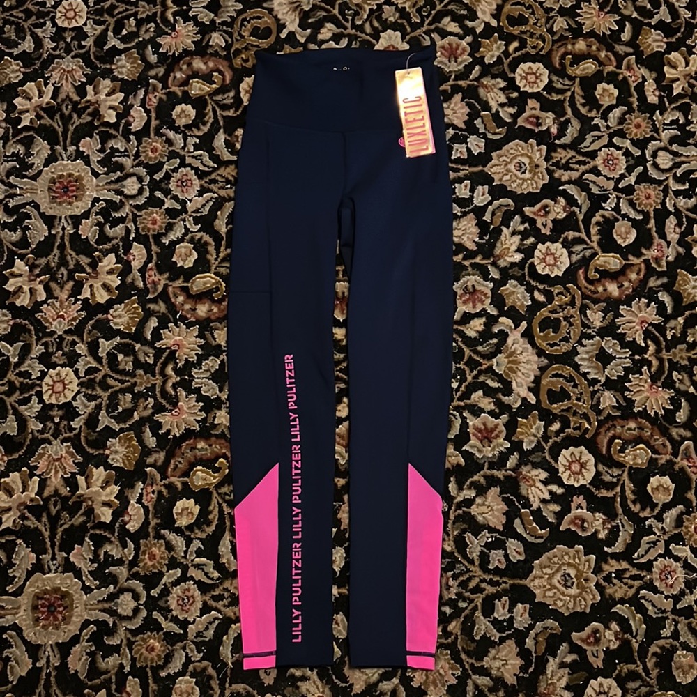 NWT LILLY PULITZER UPF 50+ Luxletic Weekender High Rise Leggins